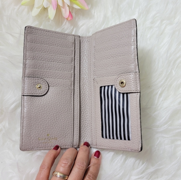 kate spade new york mousse front grand street stacy leather wallet - Picture 4 of 13